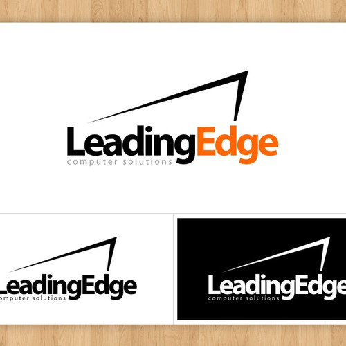 logo for Leading Edge Computer Solutions Design by thinktwelve