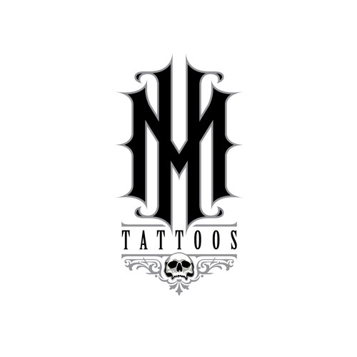 Darkart logo for an up & coming tattoo artist. Design by gcsgcs