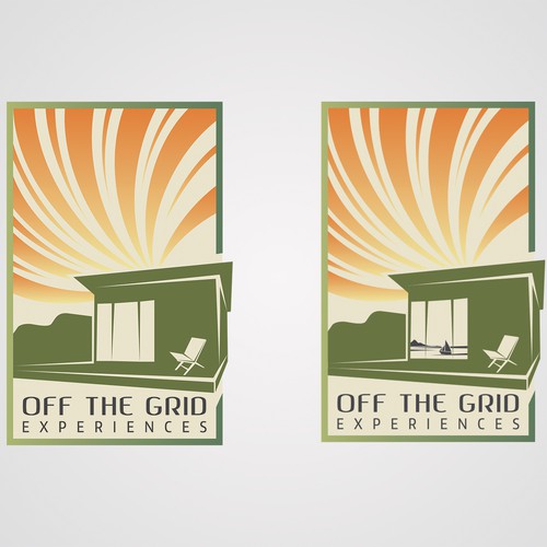 create a descriptive funky logo for eco stay and learn experience Design by Red Berry Ink