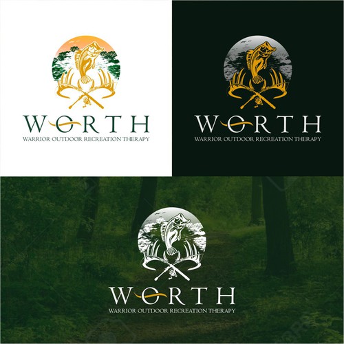 Warrior Outdoor Recreation Therapy - WORTH Logo Design Contest Design por Maniacc_Design