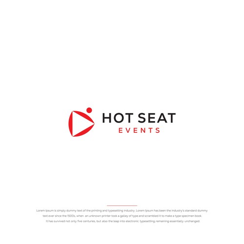 Diseño de Impactful Logo For 'Hot Seat Events' – Learn from Industry Experts Through Livestreams & Events. de Asim M.