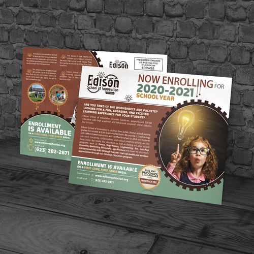 Postcard, flyer or print contest entry by Logicainfo ♥