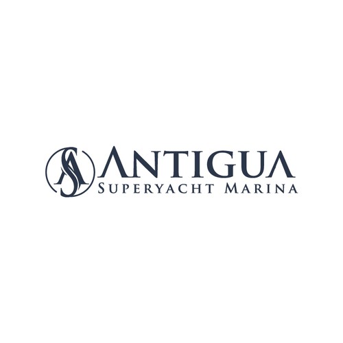 Logo for Antigua Superyacht Marina Design by JosH.Creative™