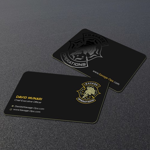 Business Card & Letterhead for Armed Security Agency Design by TanLearn