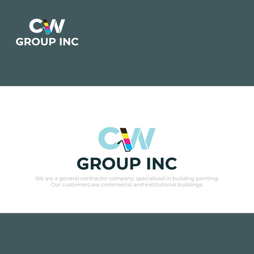 CW GROUP INC logo design Design by ARTLANTIES