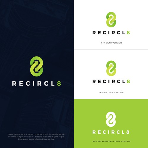 Recycling Company Logo Design Design by Ikonia-studio