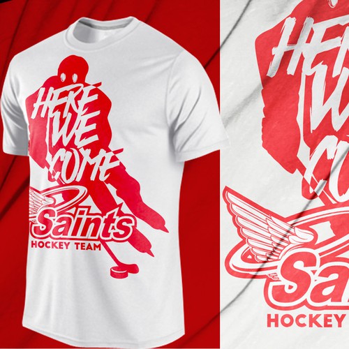 Design a unique hockey shirt for a high school hockey team, T-shirt  contest