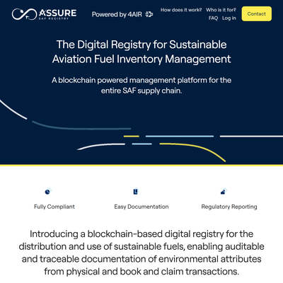 Live website:
www.assuresafregistry.com Assure SAF Registry