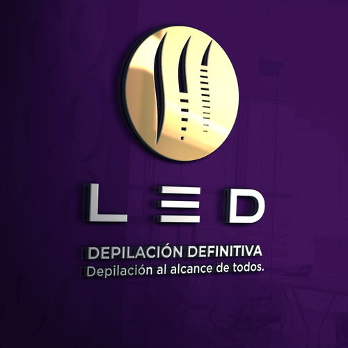 Diseño y Logo para Empresa de Depilación Definitiva Design by The Perfect Symbols
