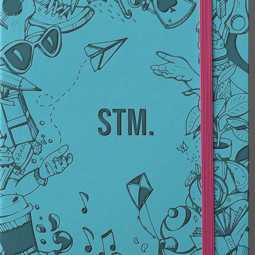 A fresh + fun cover illustration for our (famous!) premium notebooks Design by JsmithInk