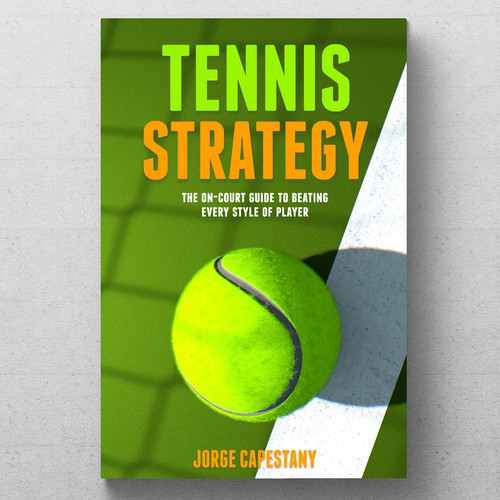 Tennis Strategy Book cover Book cover contest