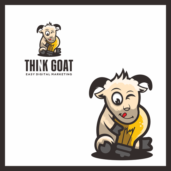 Design by Robots ♠ titled "think goat"