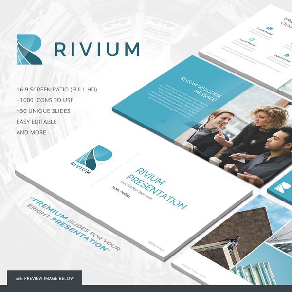 Design by Solid_Studio titled "presentation template"