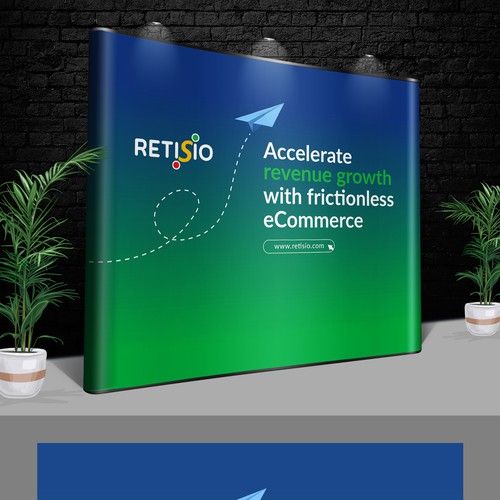 Design a fantastic tradeshow booth for enterprise SaaS company / eCommerce platform Design by dezignedge*