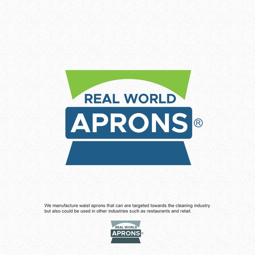 Real World Aprons Logo Design by studioONE