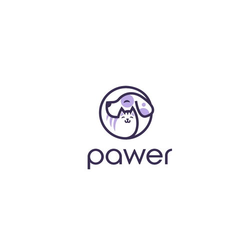Help us to launch the visual identity of Pawer, the first wellness platform for pets :) Design by MrsR1ck3rt