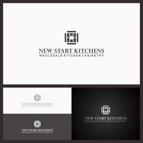 create a captivating logo for a kitchen cabinet business create a captivating logo for a kitchen cabinet business
