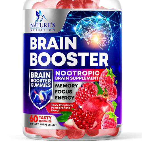 Brain Booster Supplement Design Needed for Nature's Nutrition Design by rembrandtjurin