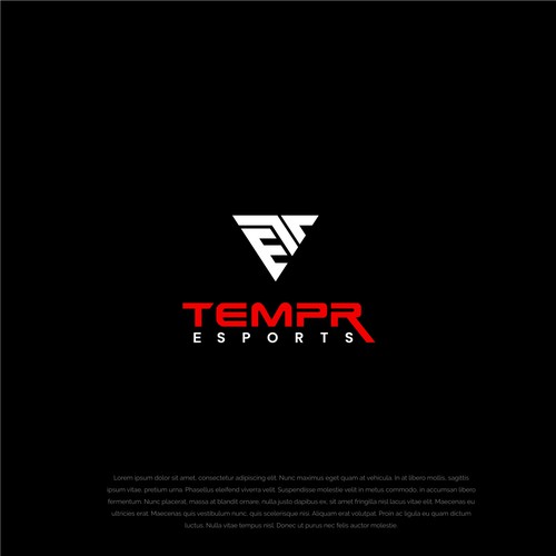 Logo for TEMPR Esports Design by R.one