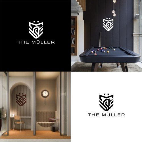 Want a challenge? Use the umlaut  - create a luxury logo for an apt building – The Müller Design by S.H Designs