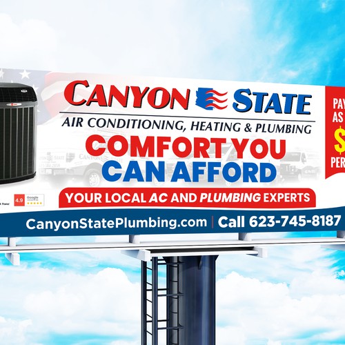 Design An Eye-Catching Billboard For An HVAC Company Design by GrApHiC cReAtIoN™