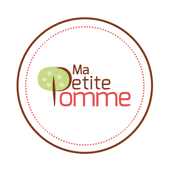 Un logo pour "Ma petite pomme" ! Un site marchand de produits respecteux pour bébé, enfants...