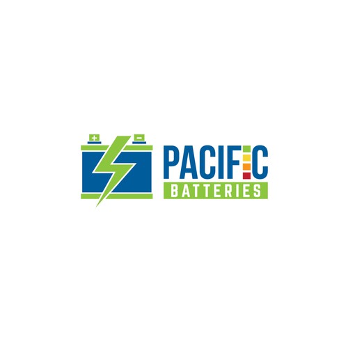 Create a battery Logo and Web design for Pacific Batteries | Logo ...