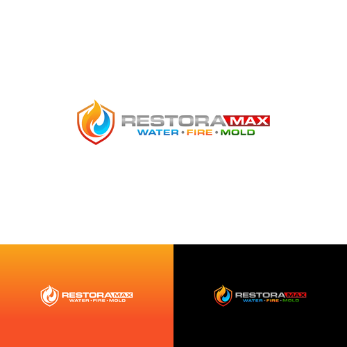 Restoration Company Branding. Design by Aleta21