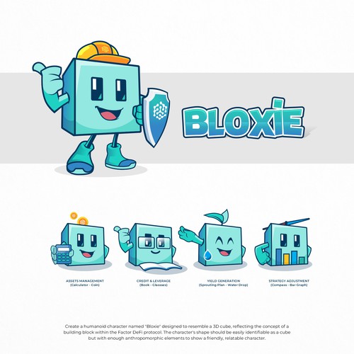 Design a cube-like Mascot Design by guidohesa