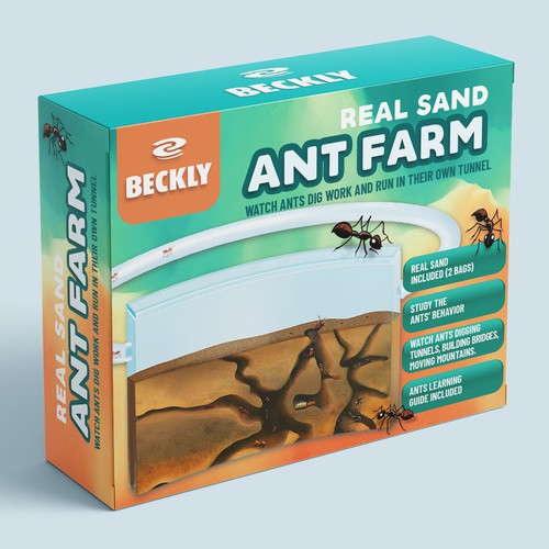 Eye Catching Ant Farm Box Design Design by Radmilica