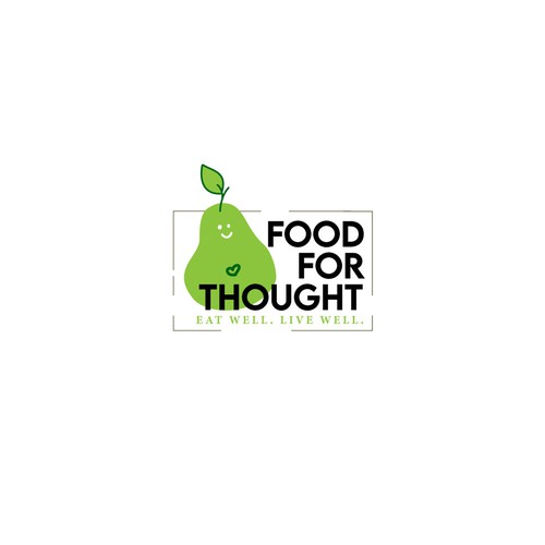 Fresh, Playful Island-Inspired Logo for Food For Thought – Organic Café & Market in the Florida Keys Design by m210297