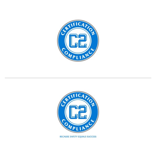 Organization Logo with a mission for safety + compliance Design by sunshine_design