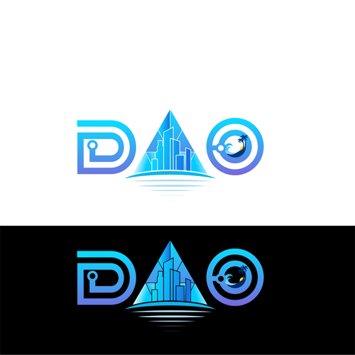 Logo — island DAO — let's buy an island — Ethereum blockchain Design by journeydsgn