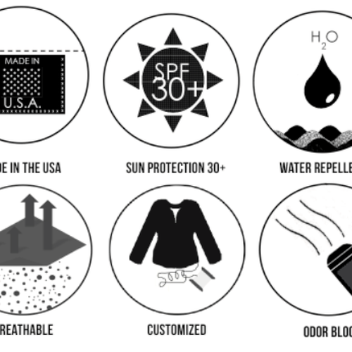 Create Fabric Technology Icons for Custom Sports Sleeves Design by jayodele