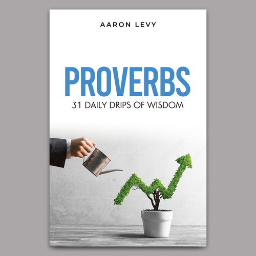 A clean modern book cover design that pulls readers in to grow in leadership Design by yusraa_