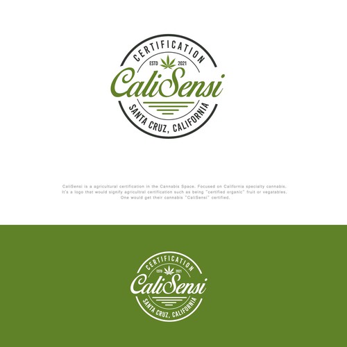 "CaliSensi" Certification Logo for Craft Cannabis Design von Bea1990