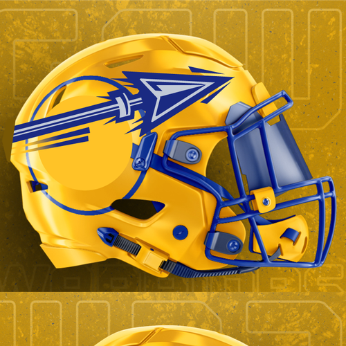 Lancaster Arrows helmet decal Design by NextLevelSES