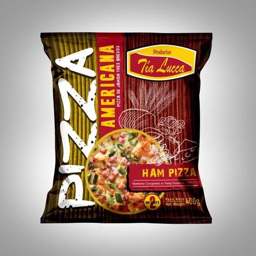 Design Something Cool Nice for our Mini  Pizza´s  Plastic Bags Packing. Design by Nirmana92