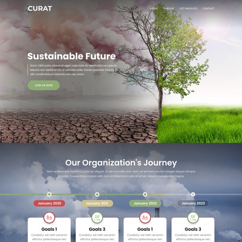 Earth in Focus: A Transformative  Web Experience Highlighting Waste, Pollution, and Sustainability Design by Design illusion