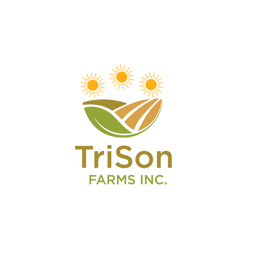 Create a modern logo incorporating 3 suns/agriculture for a well known Canadian marketing company Réalisé par Brand Mania