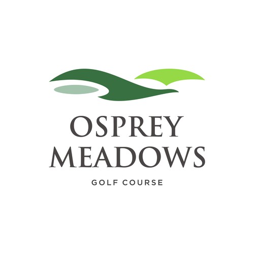 Golf Course Logo - Osprey Meadows Golf Course at Tamarack Design by Elbes™