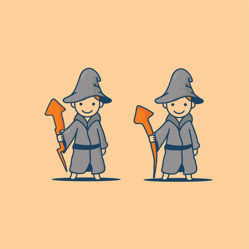 Create a Wizard Character with our Logo Design by Ridhogillang
