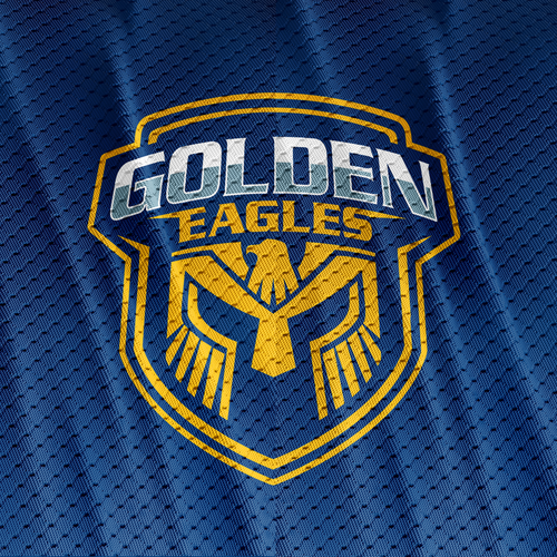 Basketball Team Logo for the 'Golden Eagles' (fast-tracked contest)! Design réalisé par Mouser®