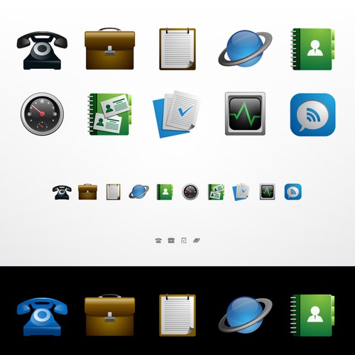 Vector Icons for Iphone app Diseño de Wenwen