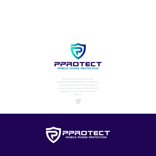 PPROTECT (Phone protect logo) (mobile cases and screen protectors) Design by Noorf™