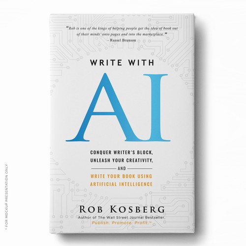 Simple, clean book cover needed for WSJ Author's new book Design by Klassic Designs