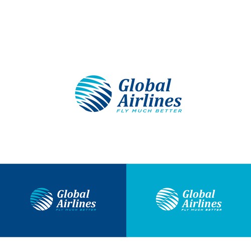 Take off! A Brand New Global Airline logo! Design by rinsku