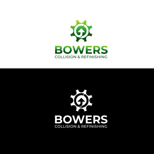 Bowers Collision and Refinishing Design by white8