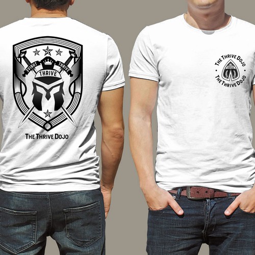 Thrive T shirt brand designs Design by unflea