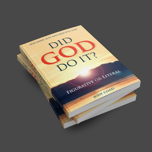 Design book cover and e-book cover  for book showing the goodness of God Design by H_K_B